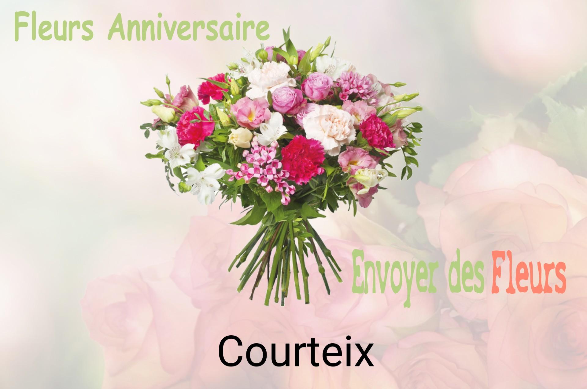 Bouquet de fleurs d’anniversaire livré à Courteix